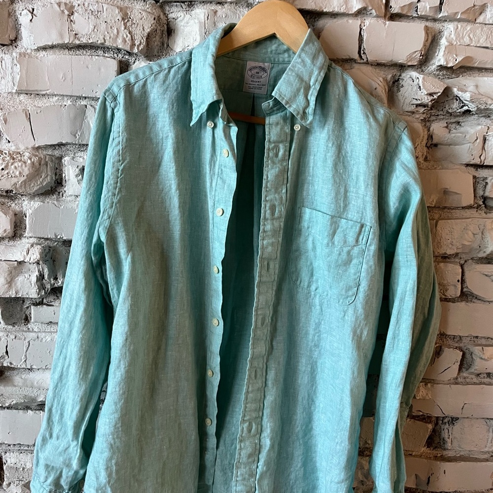 Brooks Brothers Teal Polo Shirt